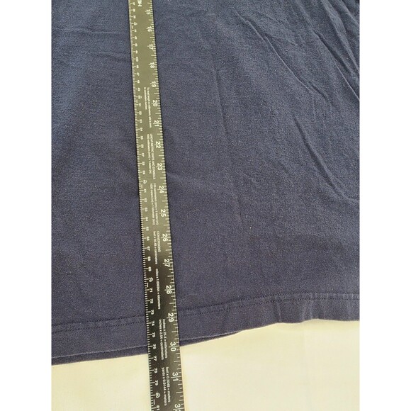 Tommy Hilfiger Men's Navy Embroidered T-Shirt Short Sleeve Flag Logo Size XXL - Picture 6 of 6